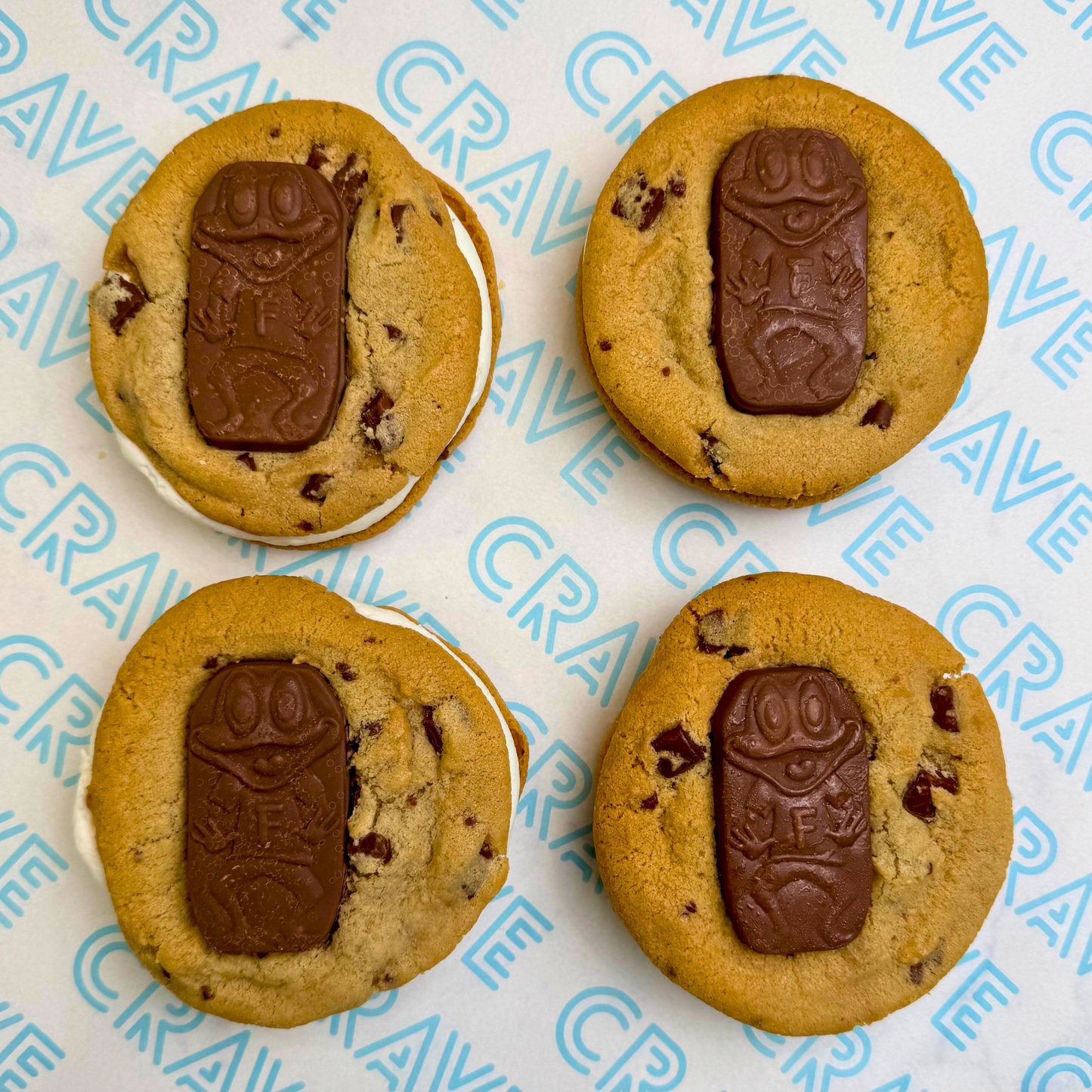 Caramel Whoopie Cookie Box x4