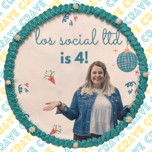 Giant Personalised Photo Cookie - Crave Bakery and Coffeehouses LTD