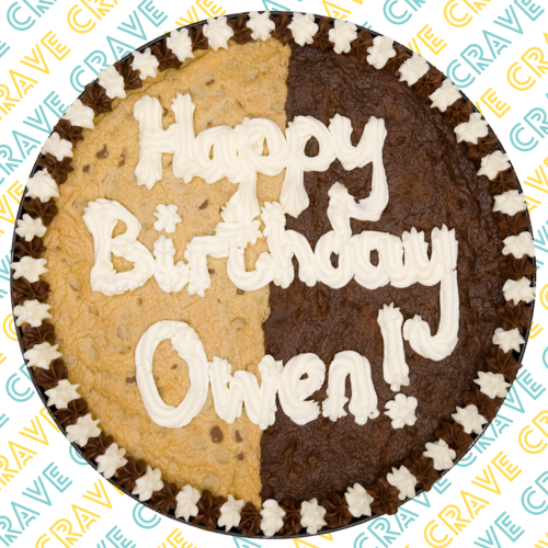 Giant Personalised Cookie - Crave Bakery and Coffeehouses LTD