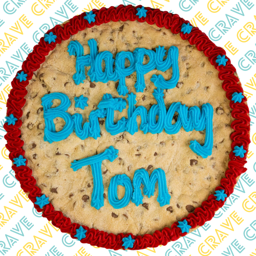 Giant Personalised Cookie - Crave Bakery and Coffeehouses LTD