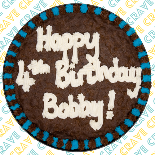 Giant Personalised Cookie - Crave Bakery and Coffeehouses LTD