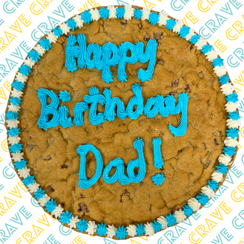 Giant Personalised Cookie - Crave Bakery and Coffeehouses LTD