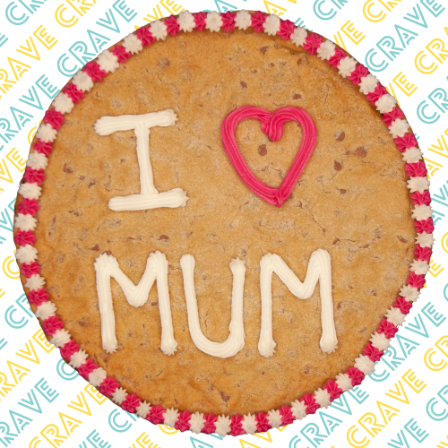 Happy Mothers Day Giant Cookie - I ❤️ MUM - Crave Bakery and Coffeehouses LTD