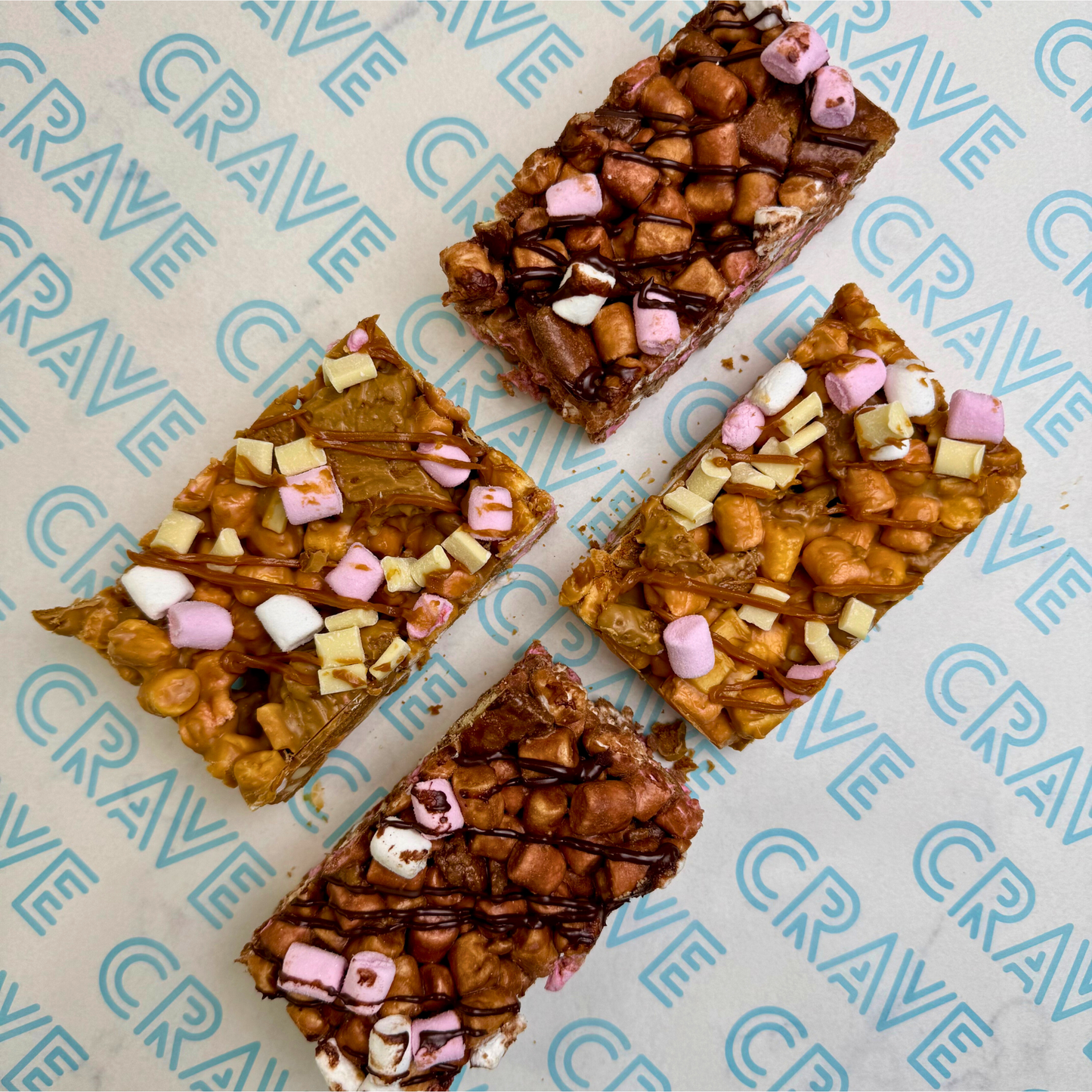 Rocky Road Section Box x4 - Crave Bakery and Coffeehouses LTD