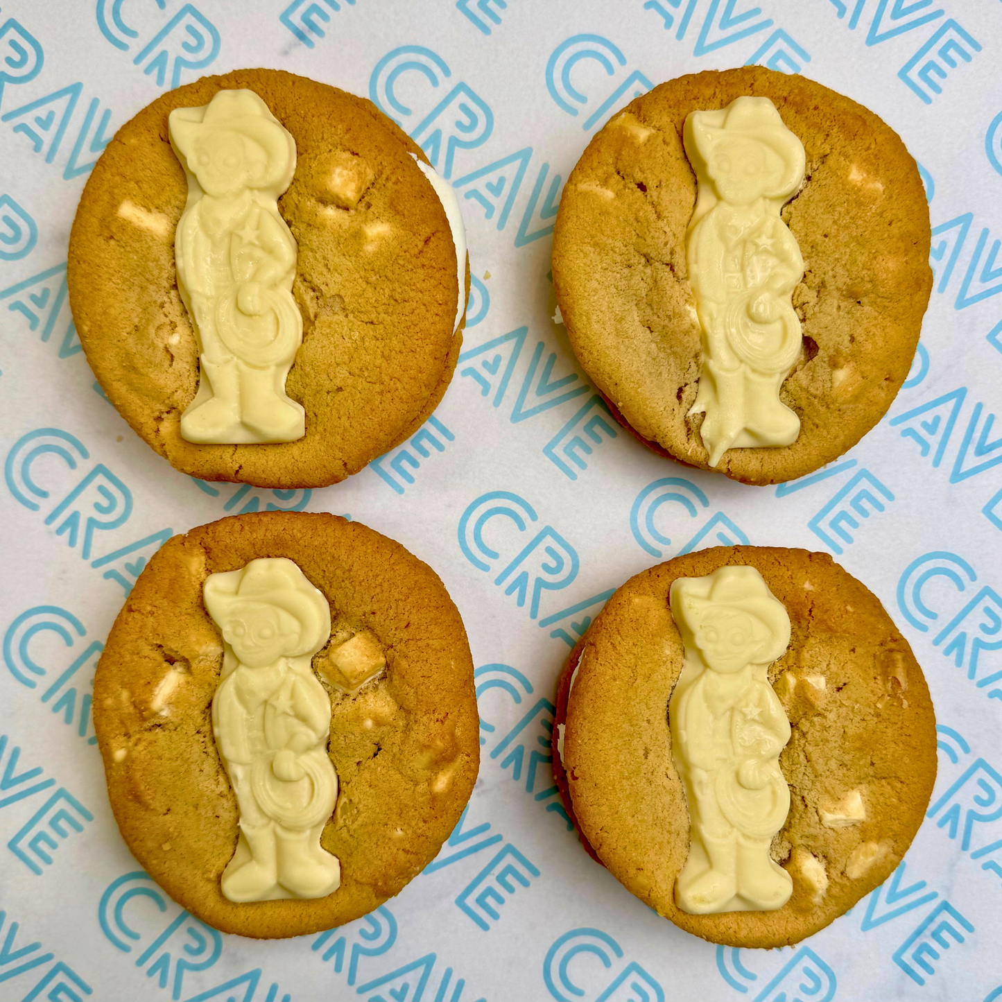 White Chocolate Whoopie Cookie Box x4