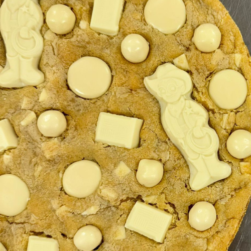 White Chocolate Overload Giant Cookie