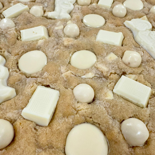 White Chocolate Overload Giant Cookie