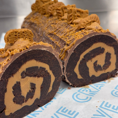 Biscoff Brownie Yule Log (Collection Only)