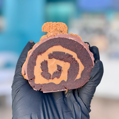 Biscoff Brownie Yule Log (Collection Only)