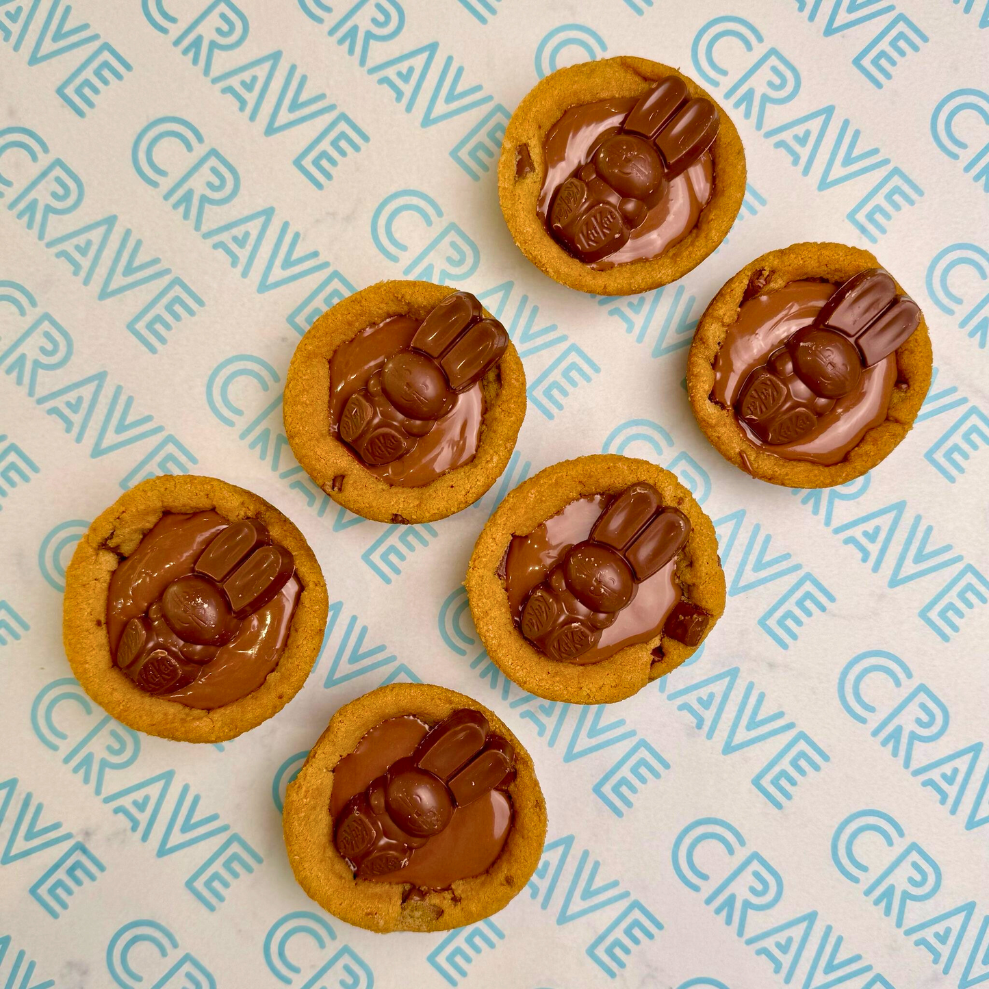 KitKat Easter Bunny Cookie Cup Box x6 - Crave Bakery and Coffeehouses LTD