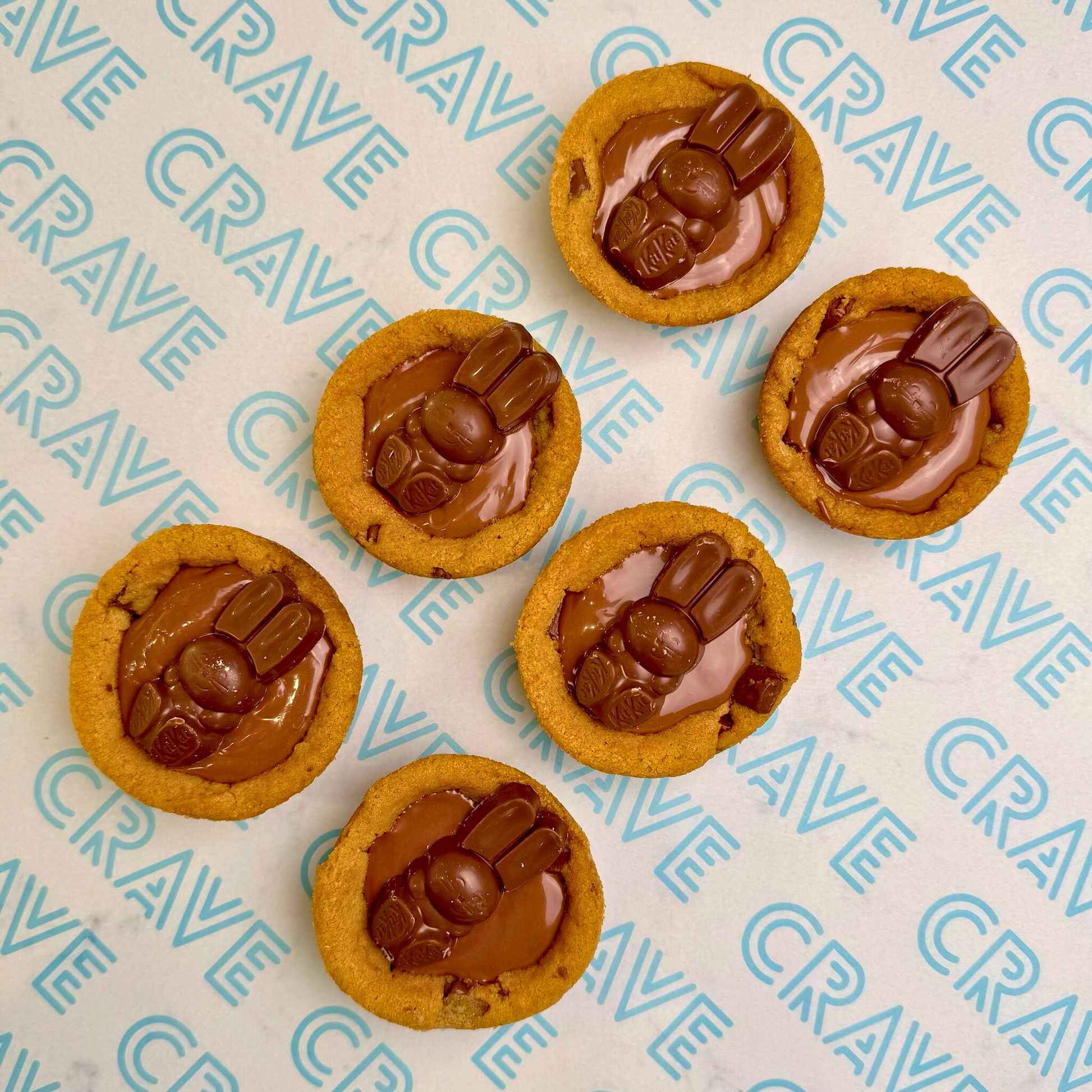 KitKat Easter Bunny Cookie Cup Box x6 - Crave Bakery and Coffeehouses LTD