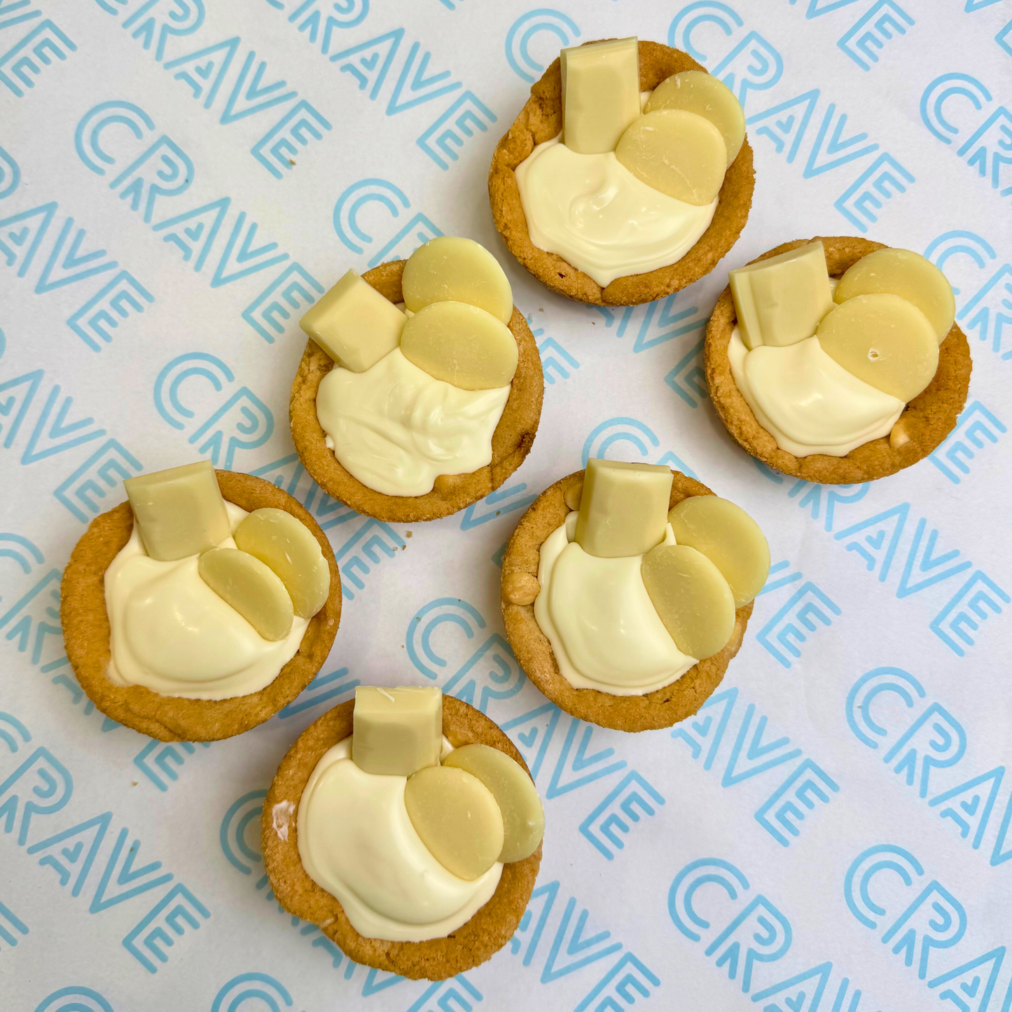 Milky Bar Cookie Cup Box x6 - Crave Bakery and Coffeehouses LTD