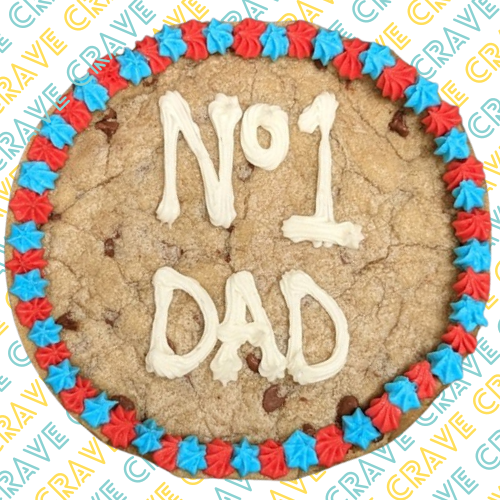 Number 1 Dad Giant Cookie