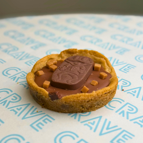 Salted Caramel Fudge Mega Cookie Cup