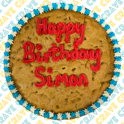Vegan & Gluten Free Giant Personalised Cookie
