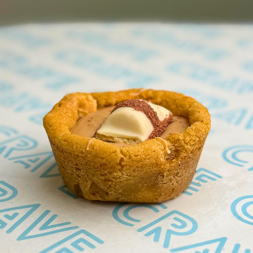 White Hazelnut Cookie Cup